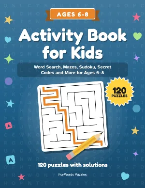 Activity Book for Kids Ages 6-8: 120 Printable Puzzles (PDF)