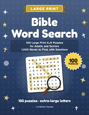 Bible Word Search: 100 Large Print Puzzles