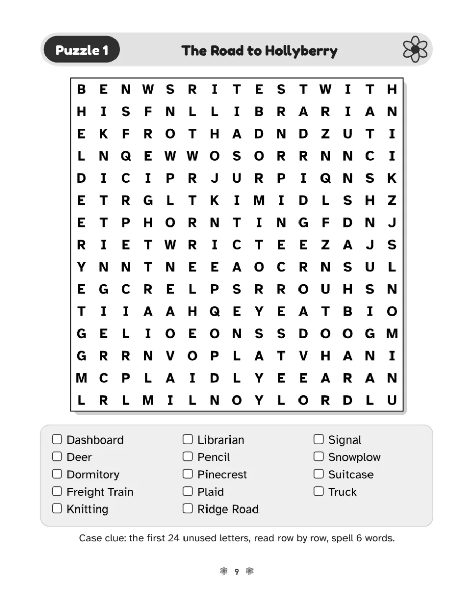 A puzzle page