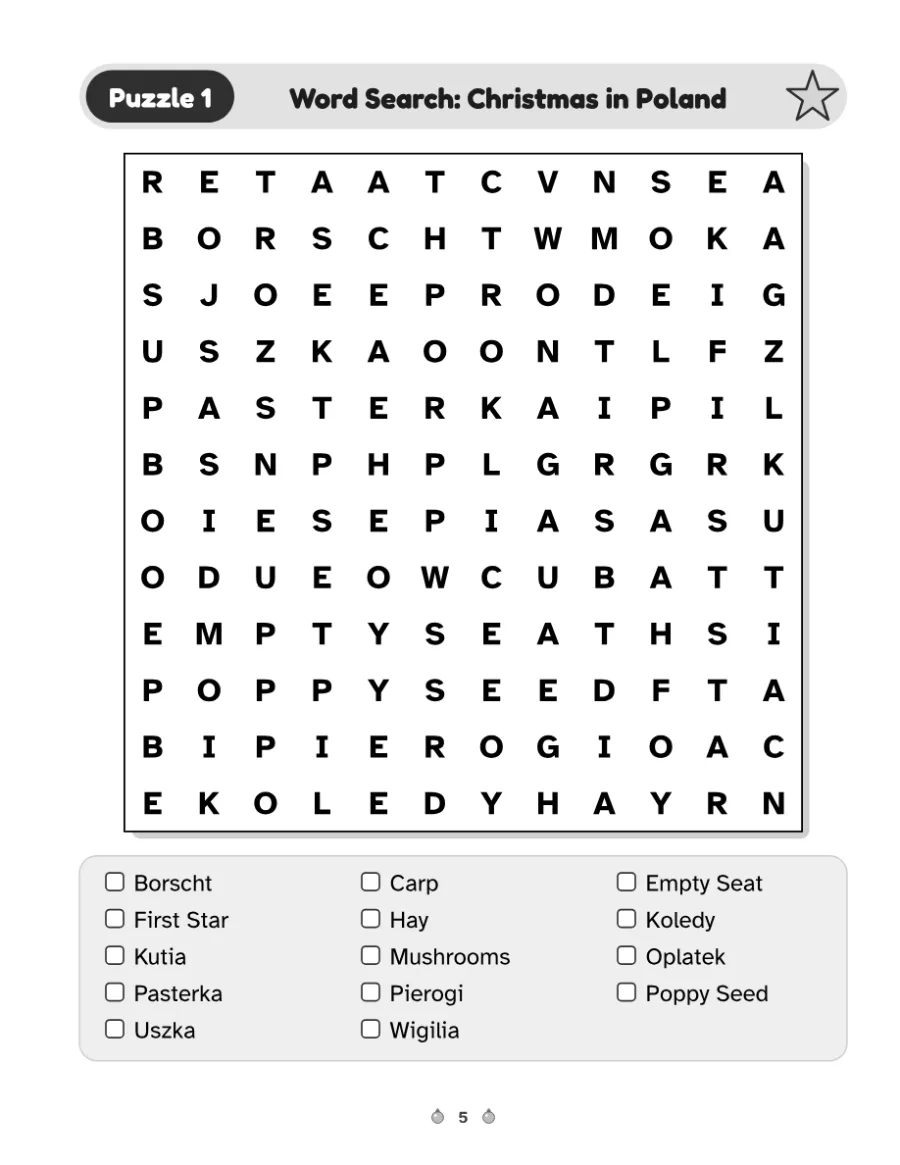 A puzzle page
