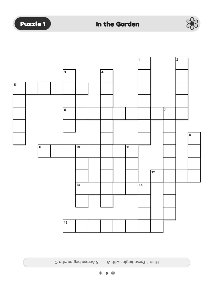 A puzzle page