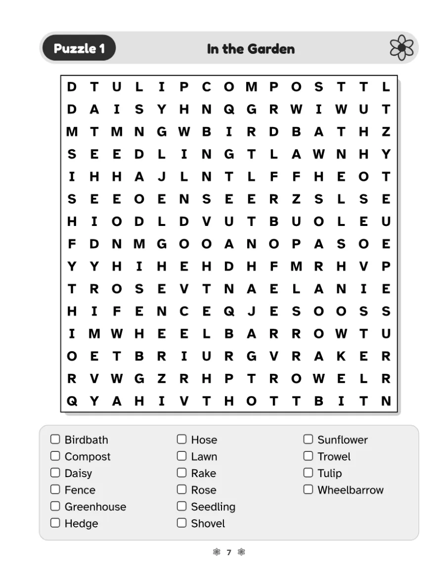 A puzzle page