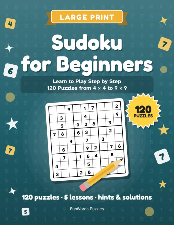 Sudoku for Beginners: Cover